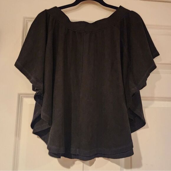 Oliviaceous heavyweight soft black blouse - Picture 4 of 4